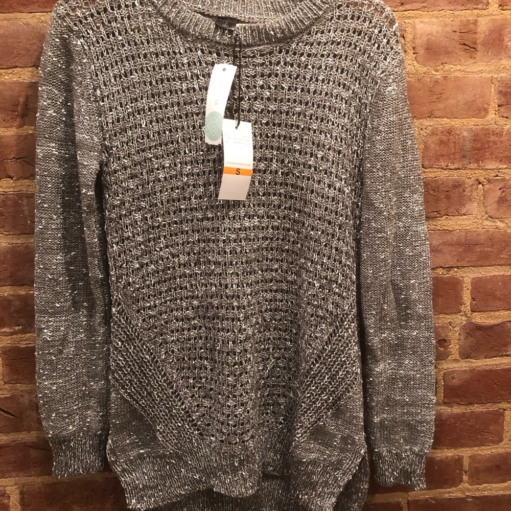 NWT stitchfix Madison Lilly grey chunky sweater